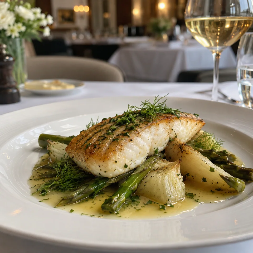 Roasted cod
