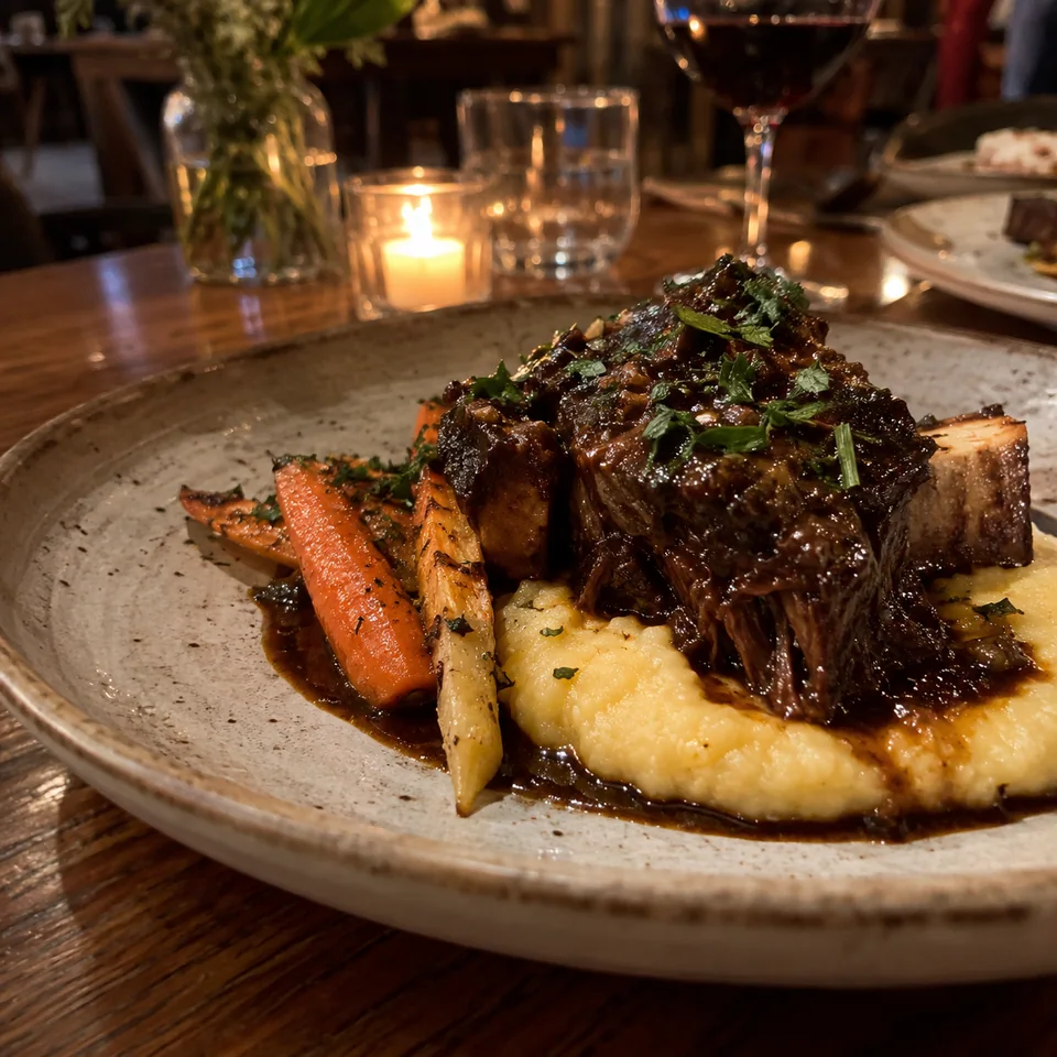 Dark steak
