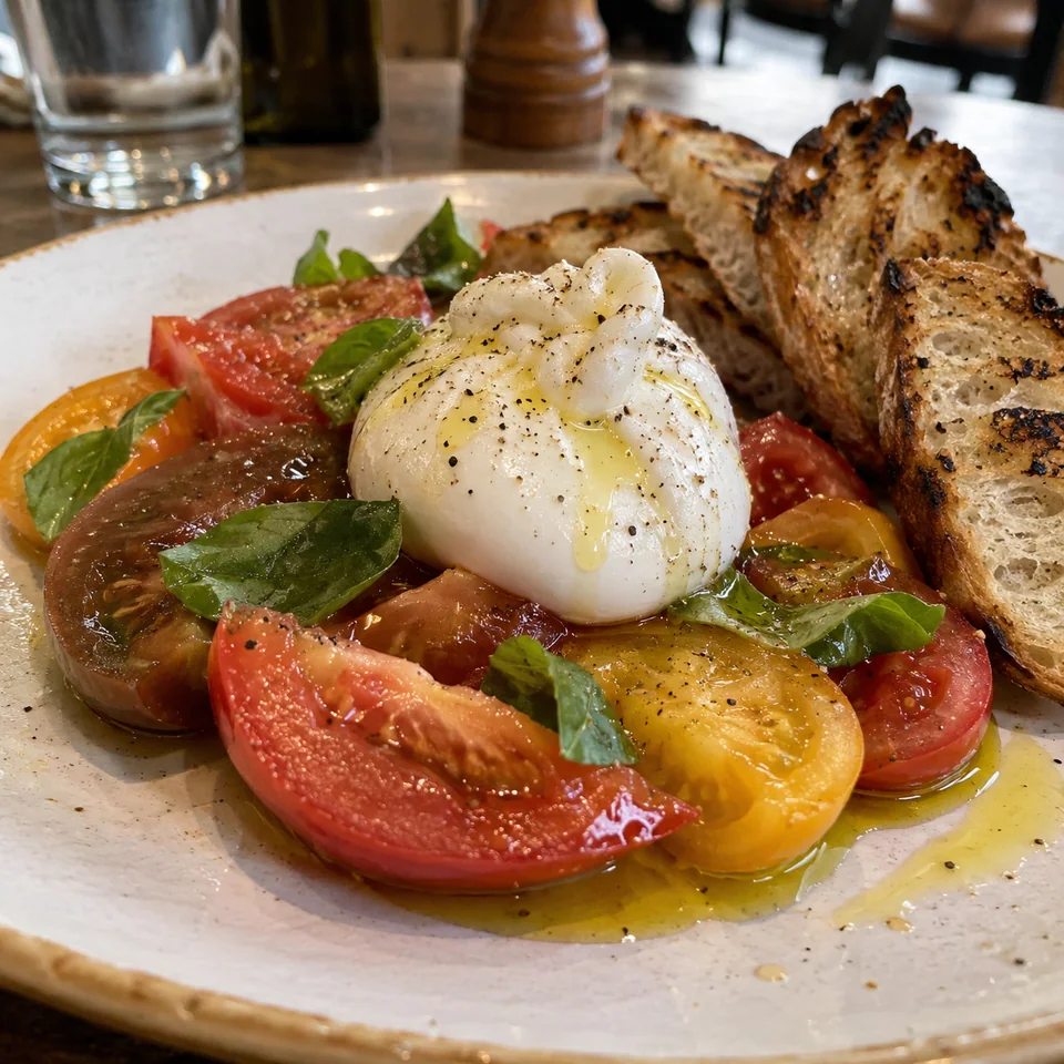 Burrata tomato